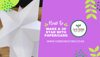 3D Paper/Card Star