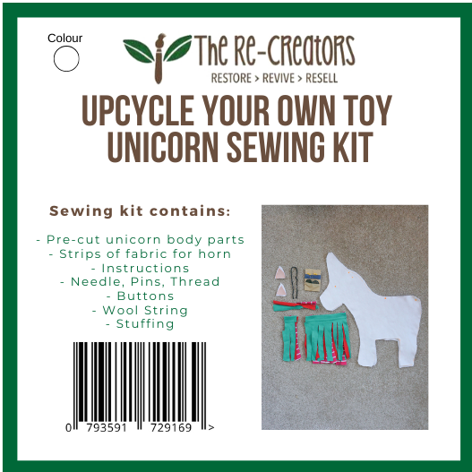 DIY Upcycle Unicorn Toy Sewing Kit