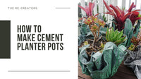 Make a Cement Planter Pot Out of Old Fabric