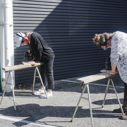 Buffie Mawhinney talks woodwork & tool safety