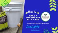 How to Make a Bokashi Bin With a Tap