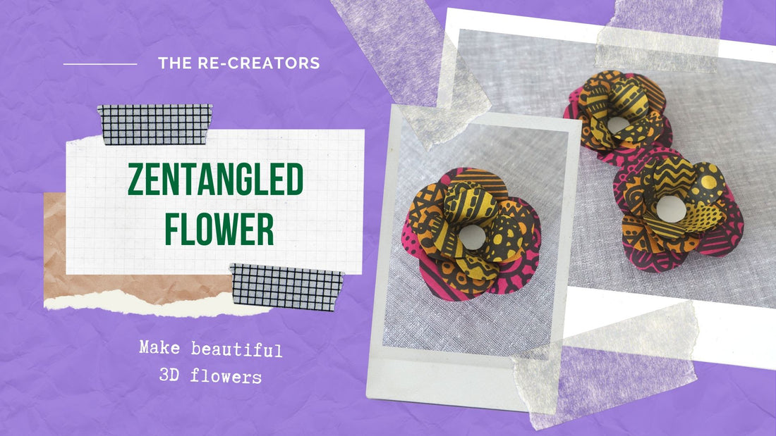 Zentangled Flower