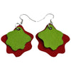 Bright Fabric 'Splodge' Earrings