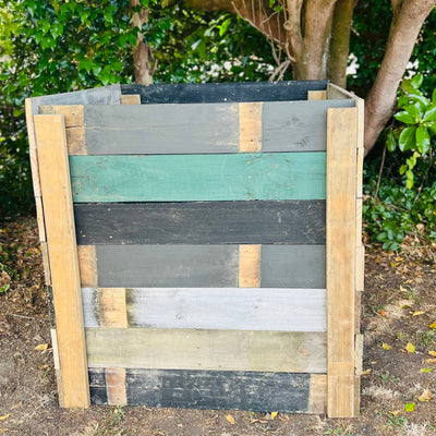 Wooden Compost Bin - 1sqm Slot System