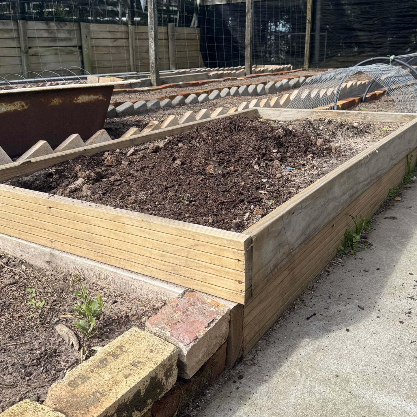 Garden Beds (reclaimed framing 145x34mm timber) - Made to order, price per LM