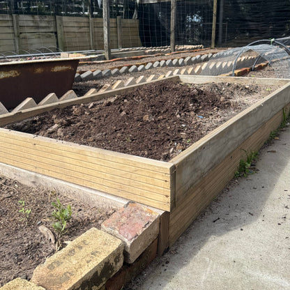 Garden Beds (reclaimed framing 145x34mm timber) - Made to order, price per LM