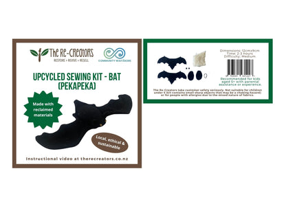 DIY Upcycle Pekepeka (Bat) Toy Sewing Kit