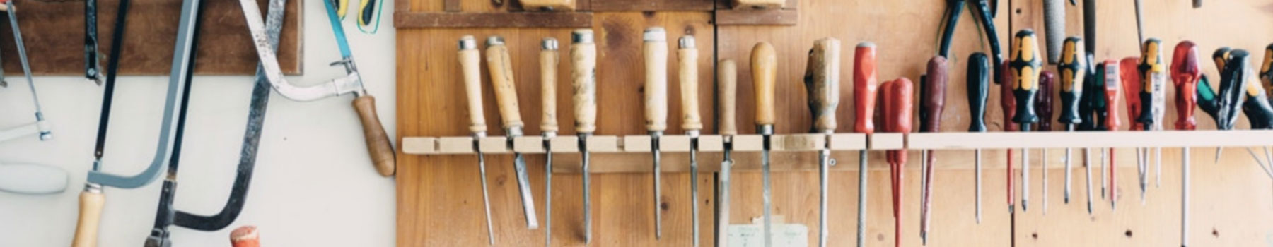 Tools in a workshop