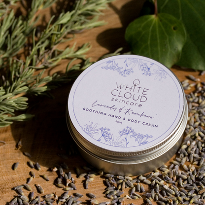 White Cloud Skincare, Lavender & Kawakawa Soothing Hand and Body Cream