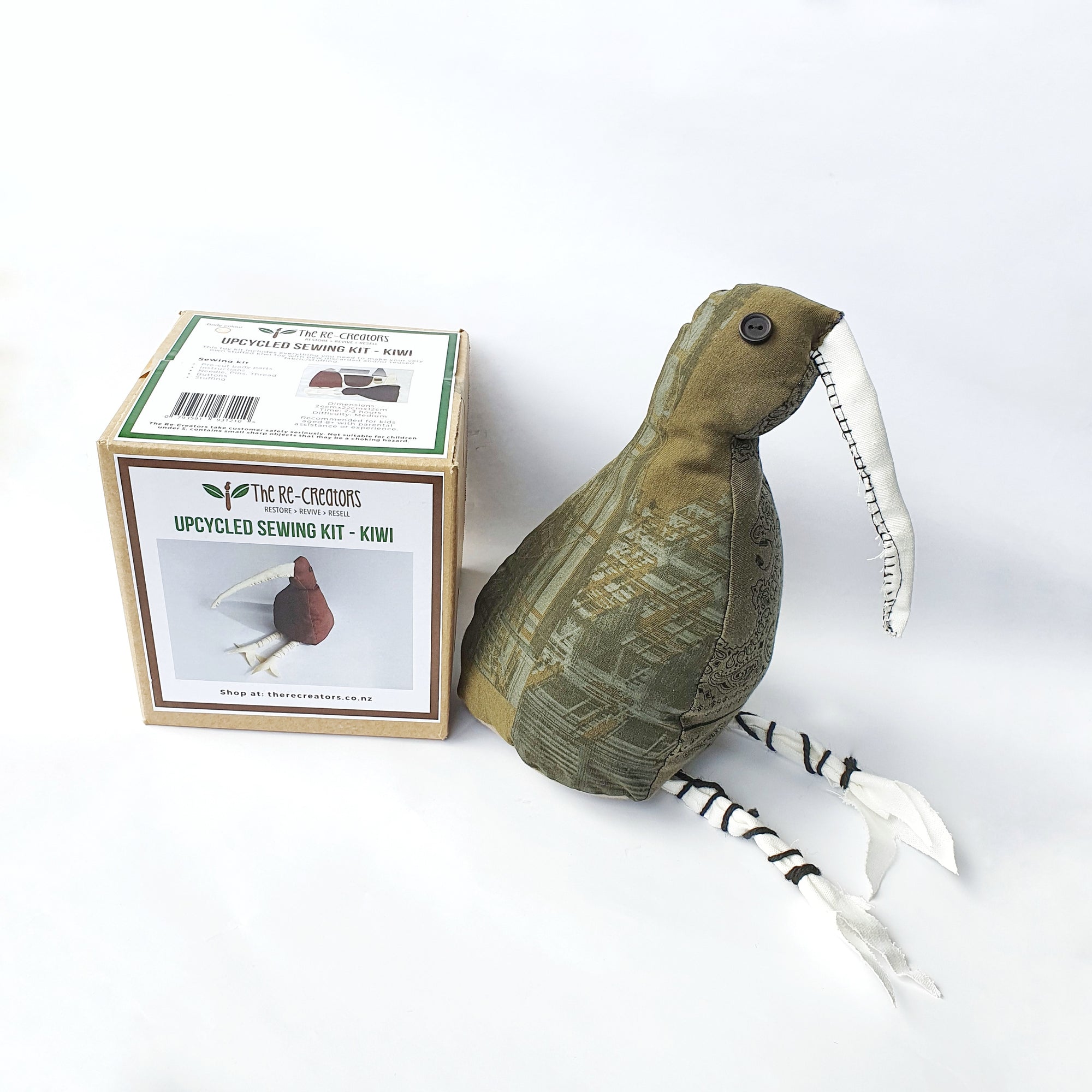 DIY Upcycle Kiwi Toy Sewing Kit