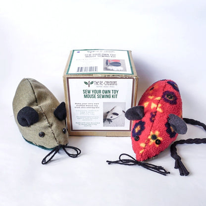 DIY Upcycle Mouse Toy Sewing Kit