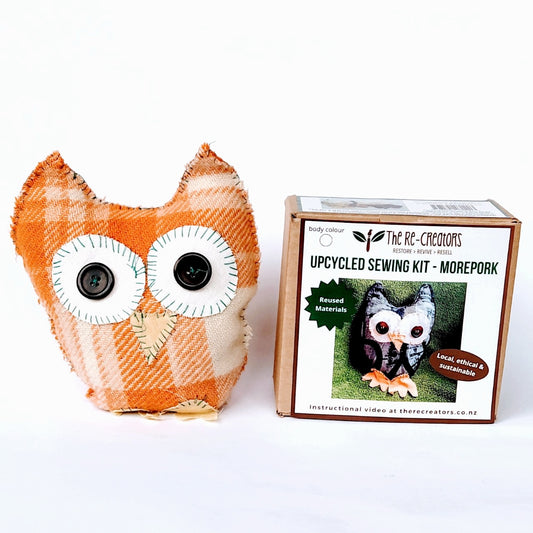 DIY Upcycle Morepork Toy Sewing Kit