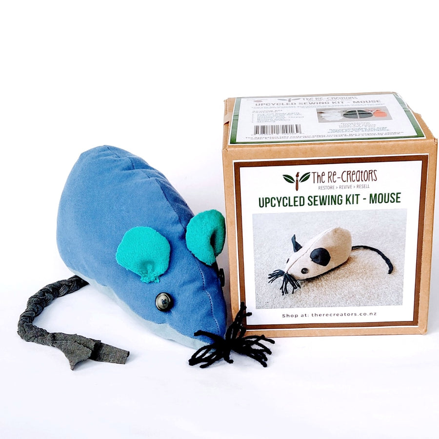 DIY Upcycle Mouse Toy Sewing Kit